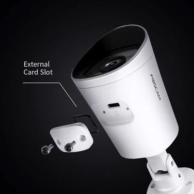 Foscam FI9912EP Full HD Buiten IP Camera PoE Wit 2 Foscam FI9912EP Full HD Buiten IP Camera PoE Wit - Afbeelding 2
