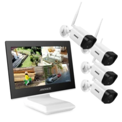 ANNKE ACS-4 N44-W Full HD Draadloos Camerasysteem Met LCD Monitor -Aanbevolen Elektronicawinkels 11788 annke acs 4 n44 w full hd draadloos camerasysteem met lcd monitor