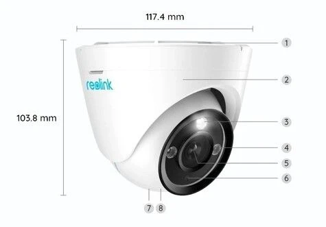 Reolink RLC-833A 8MP Buiten IP Camera PoE AI 2 Reolink RLC-833A 8MP Buiten IP Camera PoE AI - Afbeelding 2