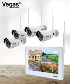 Vegas DCS-5033W Draadloos Camerasysteem 500GB -Aanbevolen Elektronicawinkels 6429 vegas dcs 5033w draadloos camerasysteem 500gb