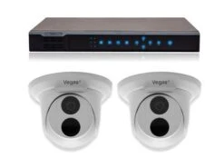 Vegas CS-P2 ProView 4MP PoE Beveiligingscamera Set