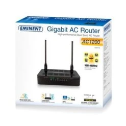 Eminent EM4710 Dual Band Gigabit AC1200 Router -Aanbevolen Elektronicawinkels 8190 eminent em4710 dual band gigabit ac1200 router