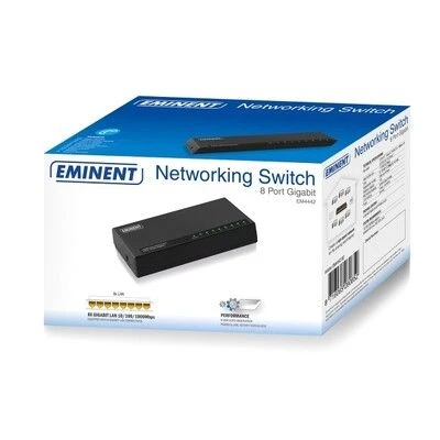 Eminent EM4442 8 Poorts Gigabit Netwerk Switch 3 Eminent EM4442 8 Poorts Gigabit Netwerk Switch - Afbeelding 3