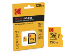 Kodak EMTEC Premium 128 GB Micro SD Kaart + Adapter